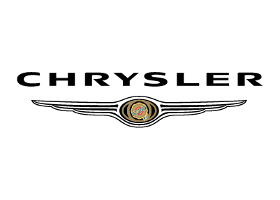 Chrysler logo representing expert Chrysler car repair and servicing in Abu Dhabi