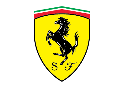 Ferrari logo representing expert Ferrari car repair and servicing in Abu Dhabi