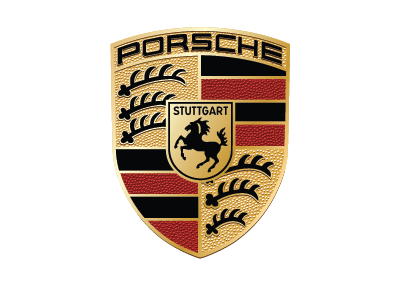 Porsche logo representing expert Porsche car repair and servicing in Abu Dhabi